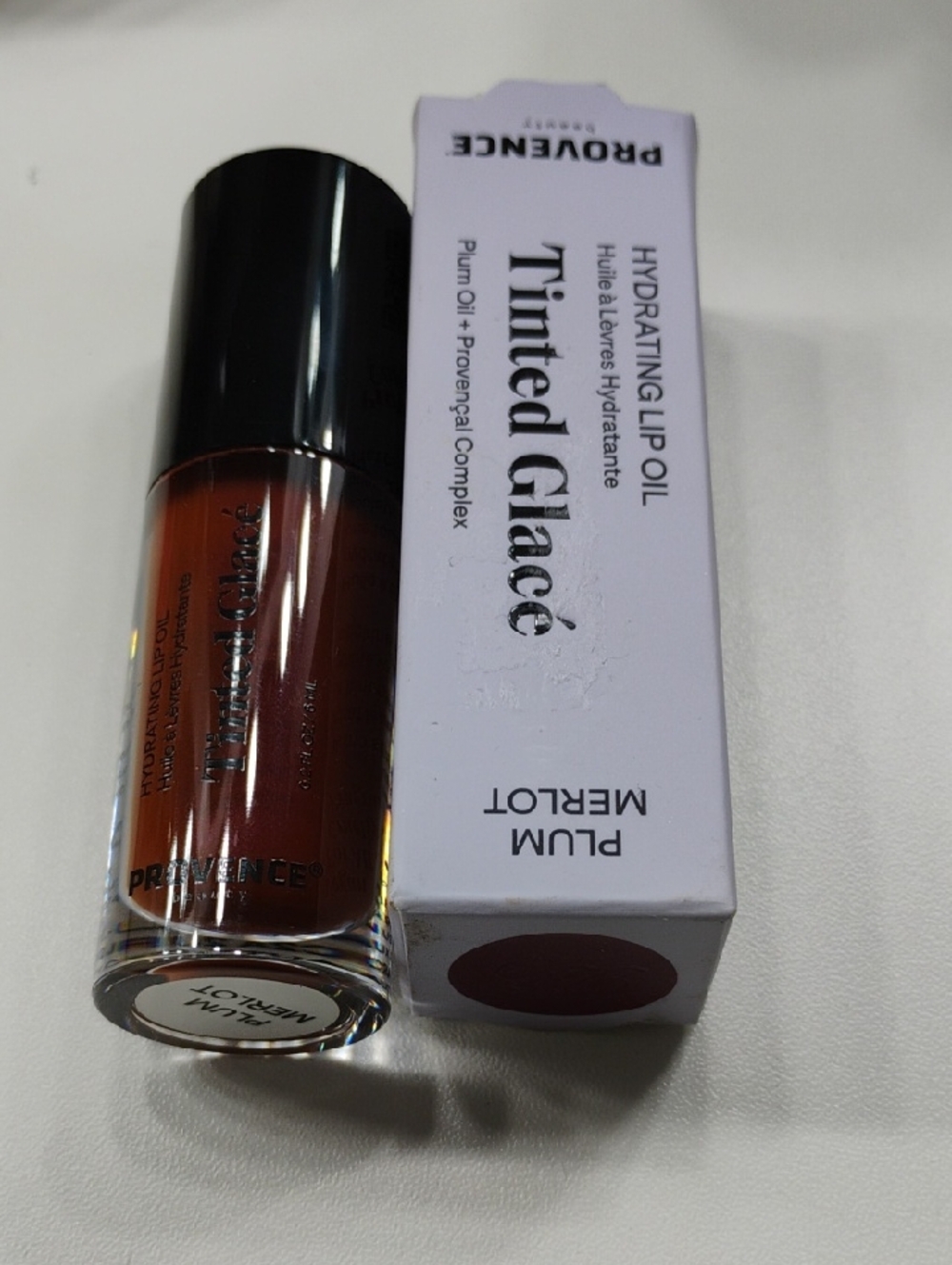 Plum Merlot Tinted Glacé Hydrating Lip Oil - Plum Merlot